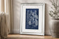 Besler Leaves in Indigo I By Vision Studio - Blue