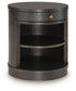 Leighmour - Accent Table - Dark Brown
