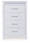 Jarlee - Four Drawer Chest - White