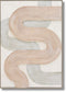 Serene Uplift - 28" x 40" Framed Wall Art - Beige