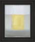 Halflight Il By Caroline Gold - Framed Print Wall Art - Yellow