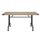 Edina - Dining Table - Oak & Sandy Black