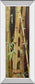 Bamboo Finale Il By Suzanne Wilkins - Mirror Framed Print Wall Art - Light Brown
