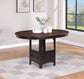 Lavon - Oval Extension Counter Dining Table - Light Chestnut