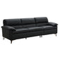 Eilene - Sofa - Black Top Grain Leather