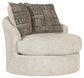 Soletren - Swivel Accent Chair - Stone