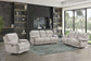 Camden - Dual Reclining Console Loveseat - Beige / Brown