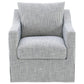 Winter - Upholstered Sloped Arm Accent Swivel Chair