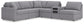 Modmax - L-Shaped Sectional - Granite