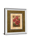 Daphne's Poppies By Vivian Flasch - Mirror Framed Print Wall Art - Light Brown