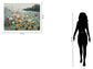Morning Meadow - 36" x 47" Framed Wall Art - Dark Gray