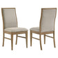 Adina - Upholstered Dining Side Chair (Set of 2) - Barley