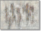 Mist Veil Harmony - 36" x 48" Framed Wall Art - Pearl Silver