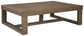 Cariton - Rectangular Cocktail Table - Gray