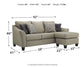 Kestrel - Queen Sofa Chaise Sleeper - Driftwood