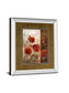 Wild Poppies Il By Conrad Knutsen - Mirror Framed Print Wall Art - Light Brown