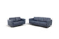 Astonic - Loveseat - Blue Leather