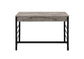 Disho - Writing Desk With USB - Light Weathered Oak & Black