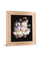 Floral Sentiment II Black By Wild Apple Portfolio - Framed Print Wall Art - Black