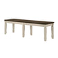 Fedele - Bench - Weathered Oak & Cream