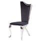 Cyrene - Side Chair (Set of 2) - Black Fabric & Stainless Steel