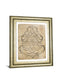 Letter Crest I Vintage V2 By Wild Apple Portfolio - Framed Print Wall Art - Beige