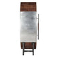 Brancaster - Wine Cooler - Retro Brown Top Grain Leather & Aluminum