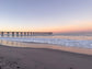 Hermosa Beach Pier By Kathy Mansfield (Small) - Light Blue