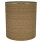 Halden - Round Woven Seagrass Accent Side Table - Light Brown