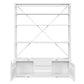 Cargo - Bookcase With Ladder - White