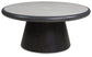 Bracken - Round Cocktail Table - French Black