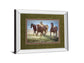 Morning Stroll By Wendy Caro - Mirror Framed Print Wall Art - Light Brown