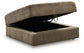 Camellia-Court - Ottoman With Storage - Coffee
