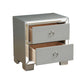 Voeville II - Nightstand - Platinum