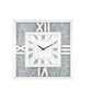 Noralie - 24" Wall Clock - Mirrored & Faux Diamonds