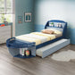 Neptune II - Twin Bed - Gray / Navy