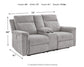 Barnsana - Dbl Power Reclining Loveseat With Console