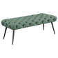 Ella - Upholstered Tufted Bench Metal Legs