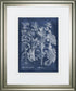 34x40 Besler Leaves in Indigo I By Vision Studio - Blue