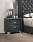 Melody - Upholstered 2-Drawer Nightstand