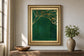 22x26 Jungle Web II By Jacob - Dark Green