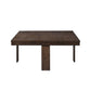 Paxton - 5 Piece Living Room Set (Storage Coffee Table With 4 Tuck-In Ottomans) - Dark Brown