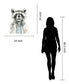 Gallery Wrapped Giclee On Canvas Funny Pet In Tie - Gray