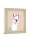 Delightful Alpacas I By Becky Thorns - Framed Print Wall Art - Pink