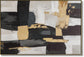 Shadow Alloy Blocks - 40" x 60" Framed Wall Art - Black