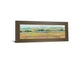 Distant Treeline Panel II By Tim Otoole - Framed Print Wall Art - Light Brown