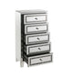 Noralie - Cabinet - Mirrored, Faux Diamonds