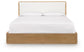 Pamaria - King Upholstered Bed - Light Brown