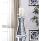 Noralie - Candle Holder (Set of 2) - Mirrored, Faux Diamonds