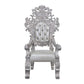 Valkyrie - Arm Chair Set of 2) - Synthetic Leather & Antique Platinum